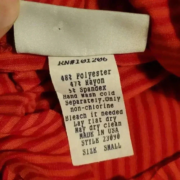 Soft Surroundings Striped Ruffled Tee - Picture 6 of 8